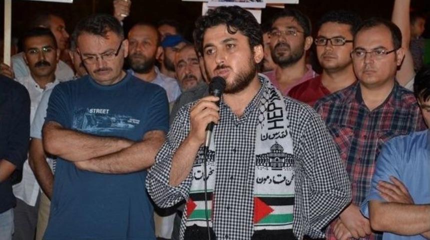 Karaman'da Gazze Saldırıları Protesto Edildi