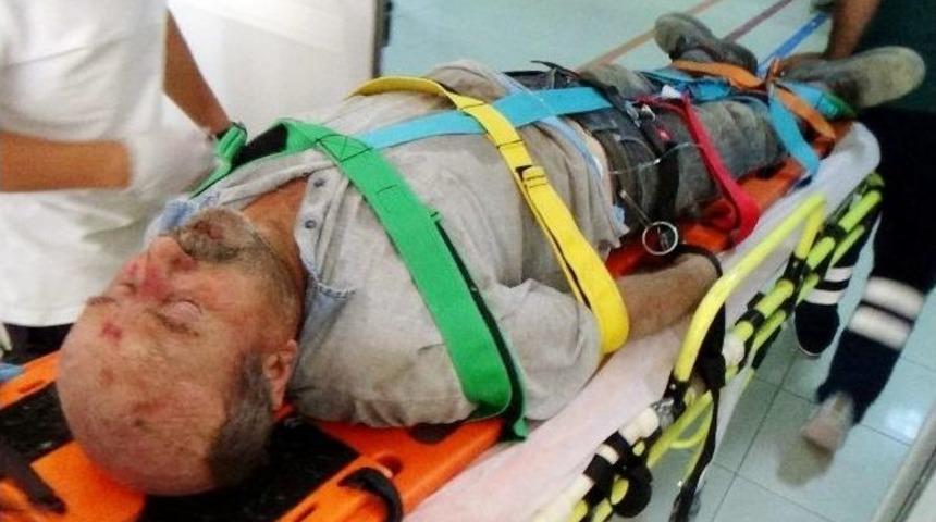 Elektriğe Kapıldı D&uuml;şerek Yaralandı