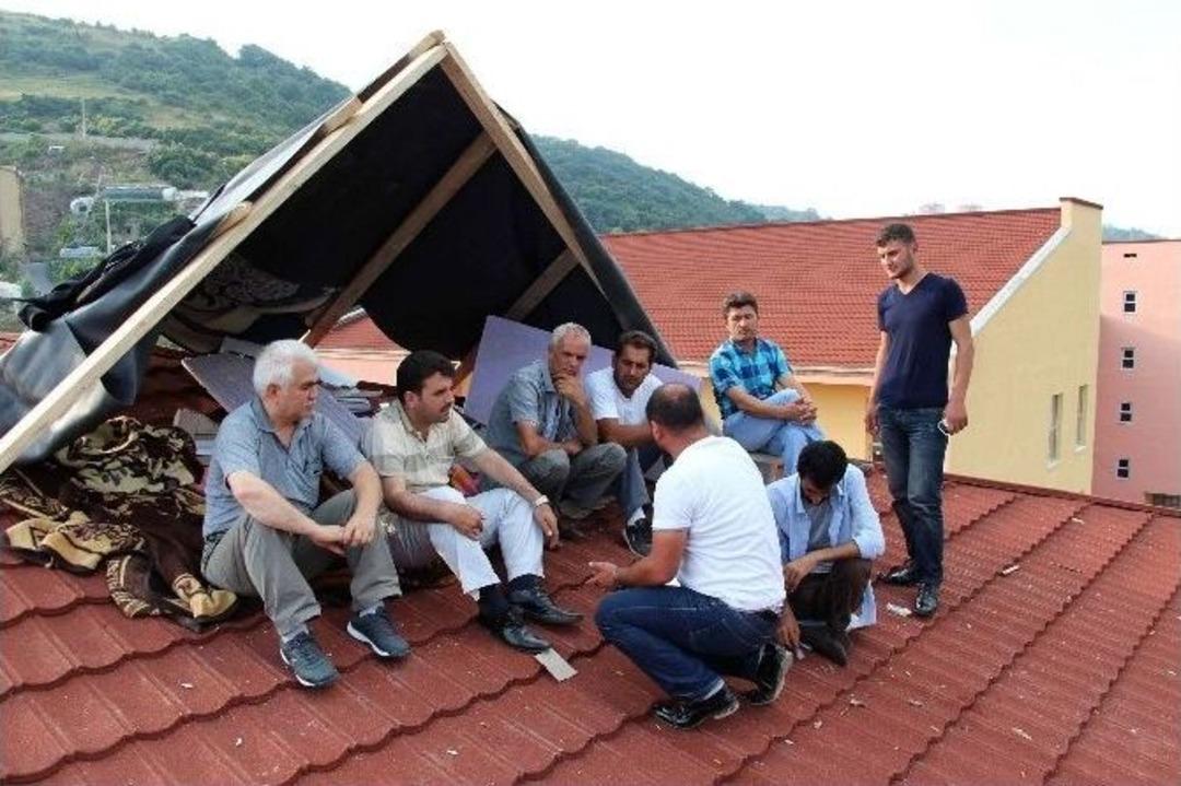Okul İnşaatı &Ccedil;atısındaki Eylem 3. G&uuml;n&uuml;nde Sona Erdi