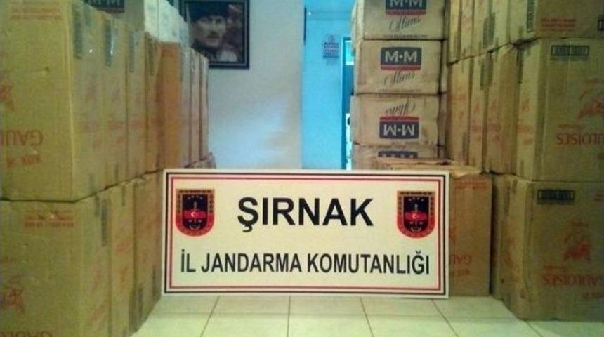 Şırnak'ta 7 Ayda 1 Milyon 782 Bin 969 Paket Sigara Ele Ge&ccedil;irdi