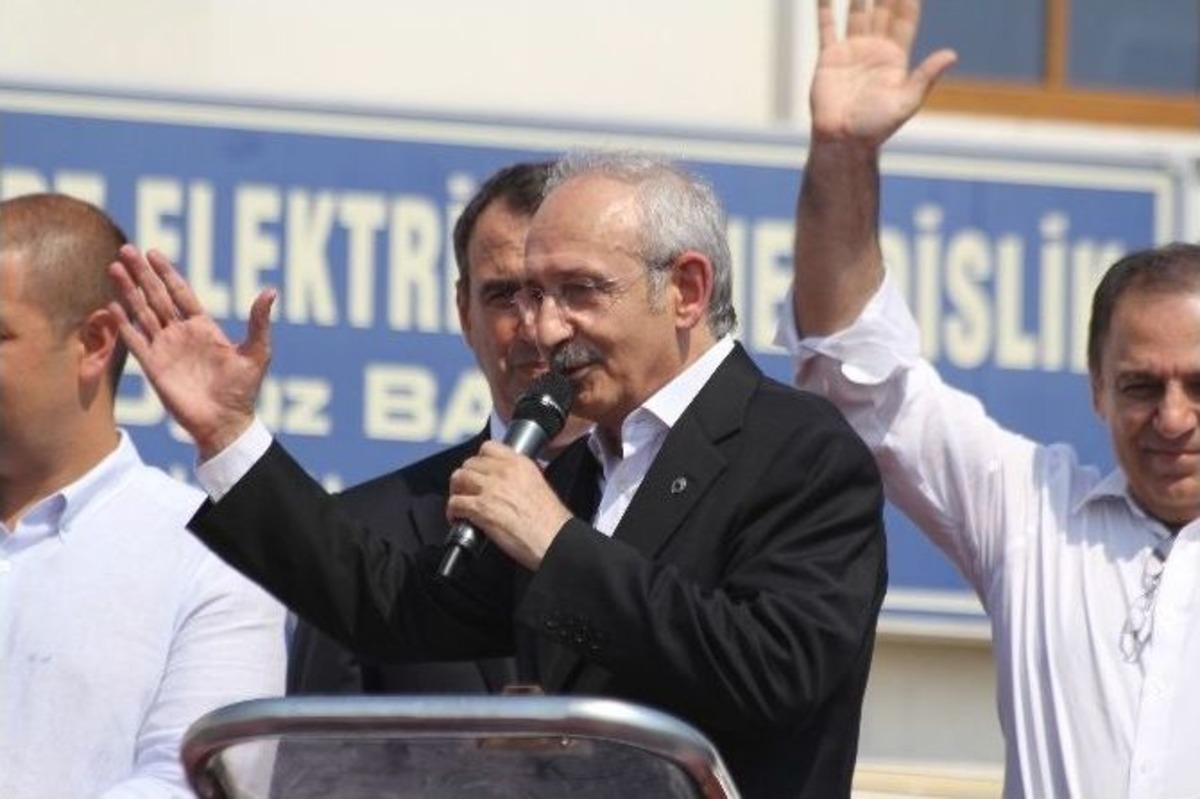 Chp Lideri Kılı&ccedil;daroğlu Ayvalık'ta Halka Hitap Etti