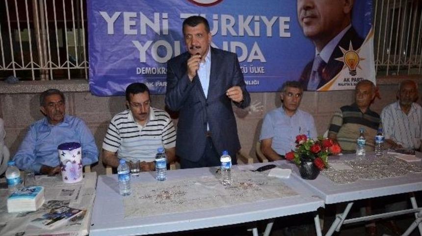 Ak Parti Teşkilatı, B&uuml;y&uuml;k Mustafa Paşa Mahallesi'nde Toplantı Yaptı