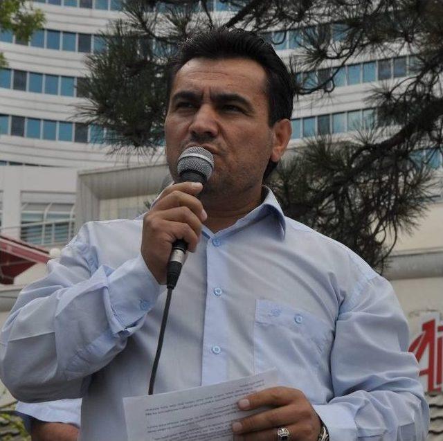 Kayseri Günüllüler Kurulu Ve Memur-sen'den Gazze'ye Saldıran İsrail'e Protesto