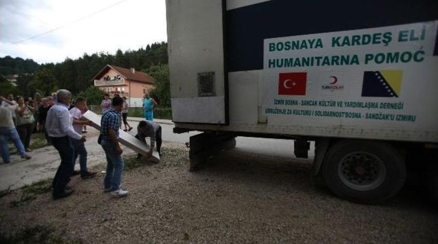 Bosna&rsquo;daki Sel Mağdurlarına İzmir&rsquo;den 2. Yardım Atağı