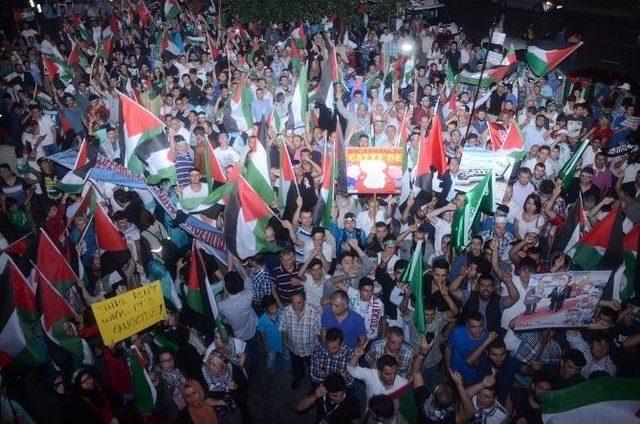 İsrail Konsolosluğu &Ouml;n&uuml;ndeki Protestolar 3. G&uuml;nde De Devam Etti 1