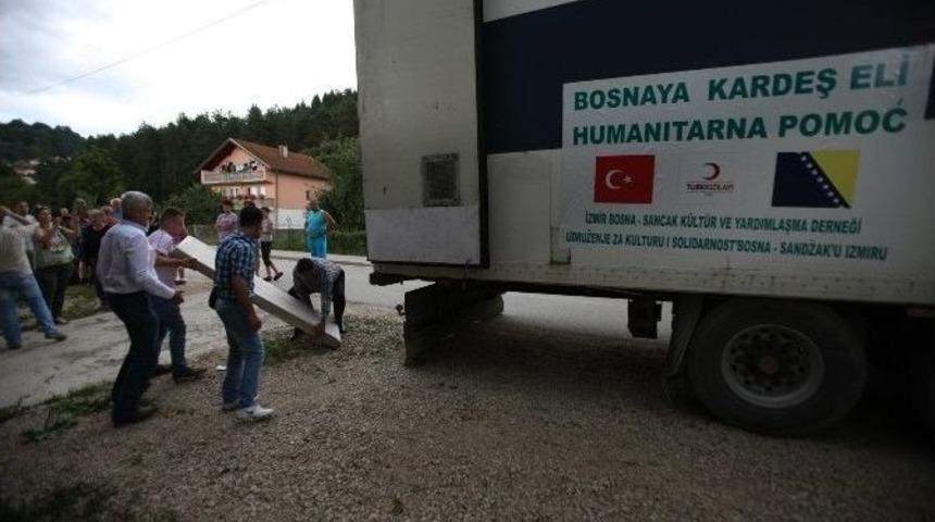 Bosna&rsquo;daki Sel Mağdurlarına İzmir&rsquo;den 2. Yardım Atağı
