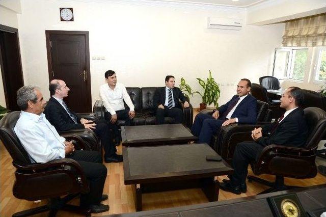 Başkan S&ouml;zl&uuml;, Kozan Kaymakamı Oral&rsquo;ı Ziyaret Etti 1