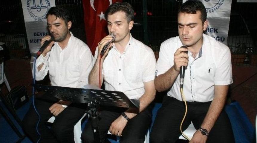 Devrek&rsquo;te Belediye Ve M&uuml;ft&uuml;l&uuml;kten Mevlit Ve İlahi Programı