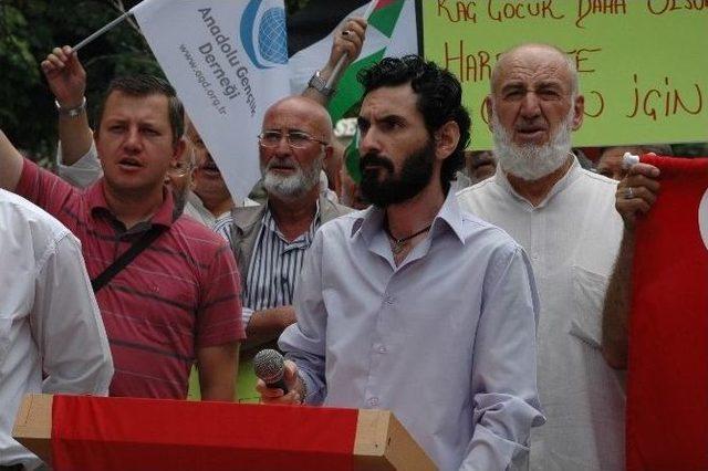 Eskişehir'de Gazze Protestosu