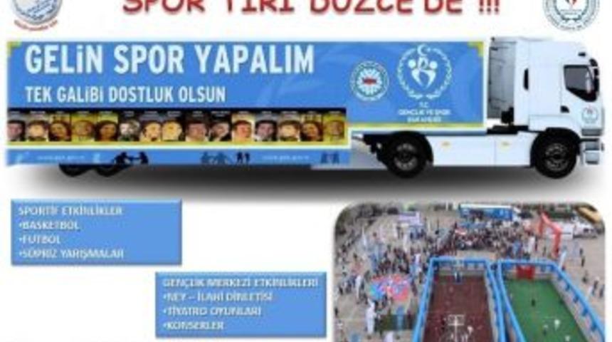 Spor Tır'ı D&uuml;zce&rsquo;de