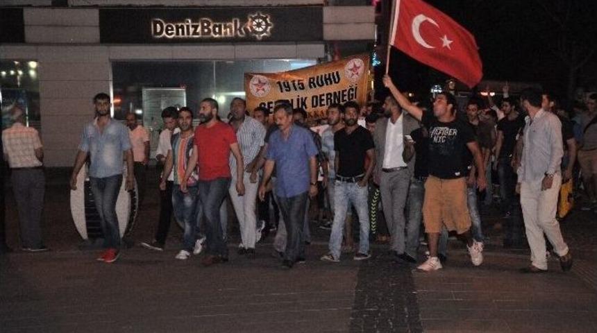&Ccedil;anakkale&rsquo;de İsrail&rsquo;in Gazze Saldırıları Protesto Edildi