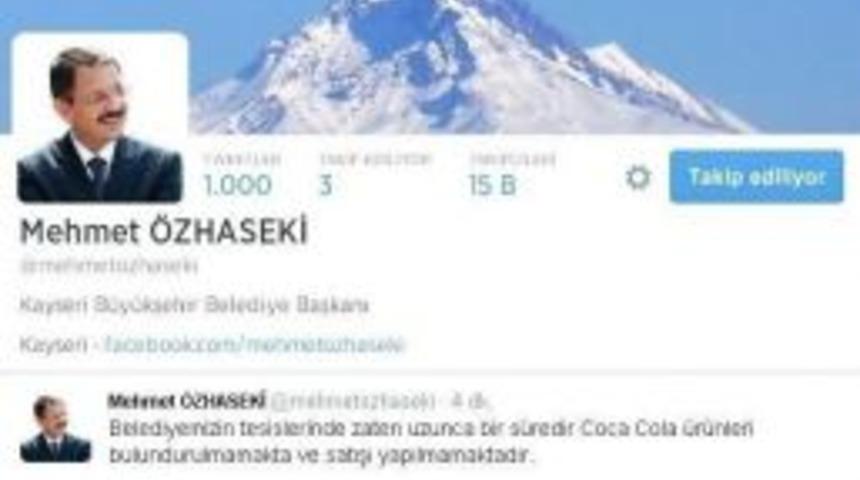 B&uuml;y&uuml;kşehir Belediye Başkanı Mehmet &Ouml;zhaseki: