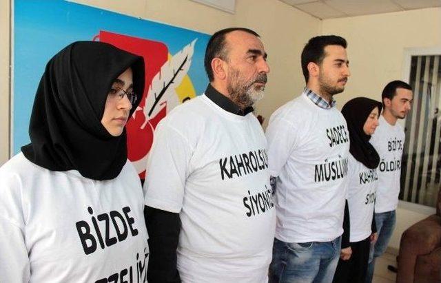 Ailesi İle Beraber "gazze" İ&ccedil;in Y&uuml;r&uuml;yecek 1