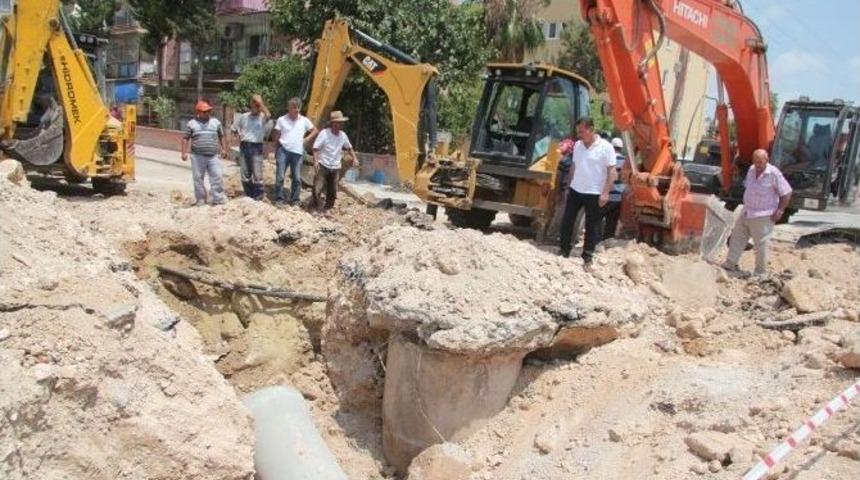 Toroslar'da Alt Yapı &Ccedil;alışmaları