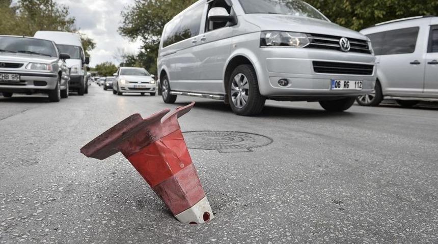 Caddede G&ouml;&ccedil;&uuml;k Tehlikesi