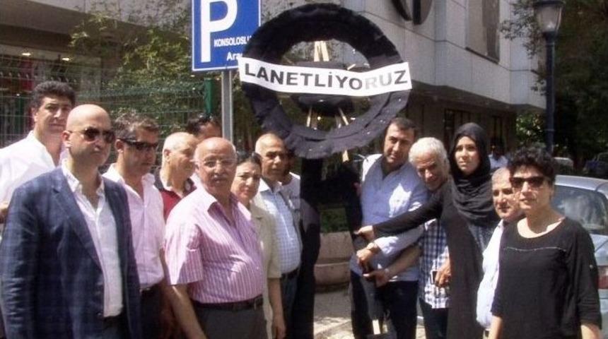 Abd Konsolosluğuna Siyah &Ccedil;elenk