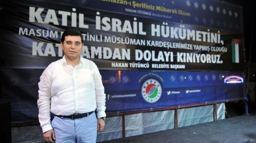 Kepez&rsquo;den İsrail&rsquo;e Boykot