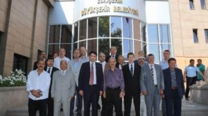 Dp Genel Başkanı Uysal, B&uuml;y&uuml;kerşen&rsquo;i Ziyaret Etti