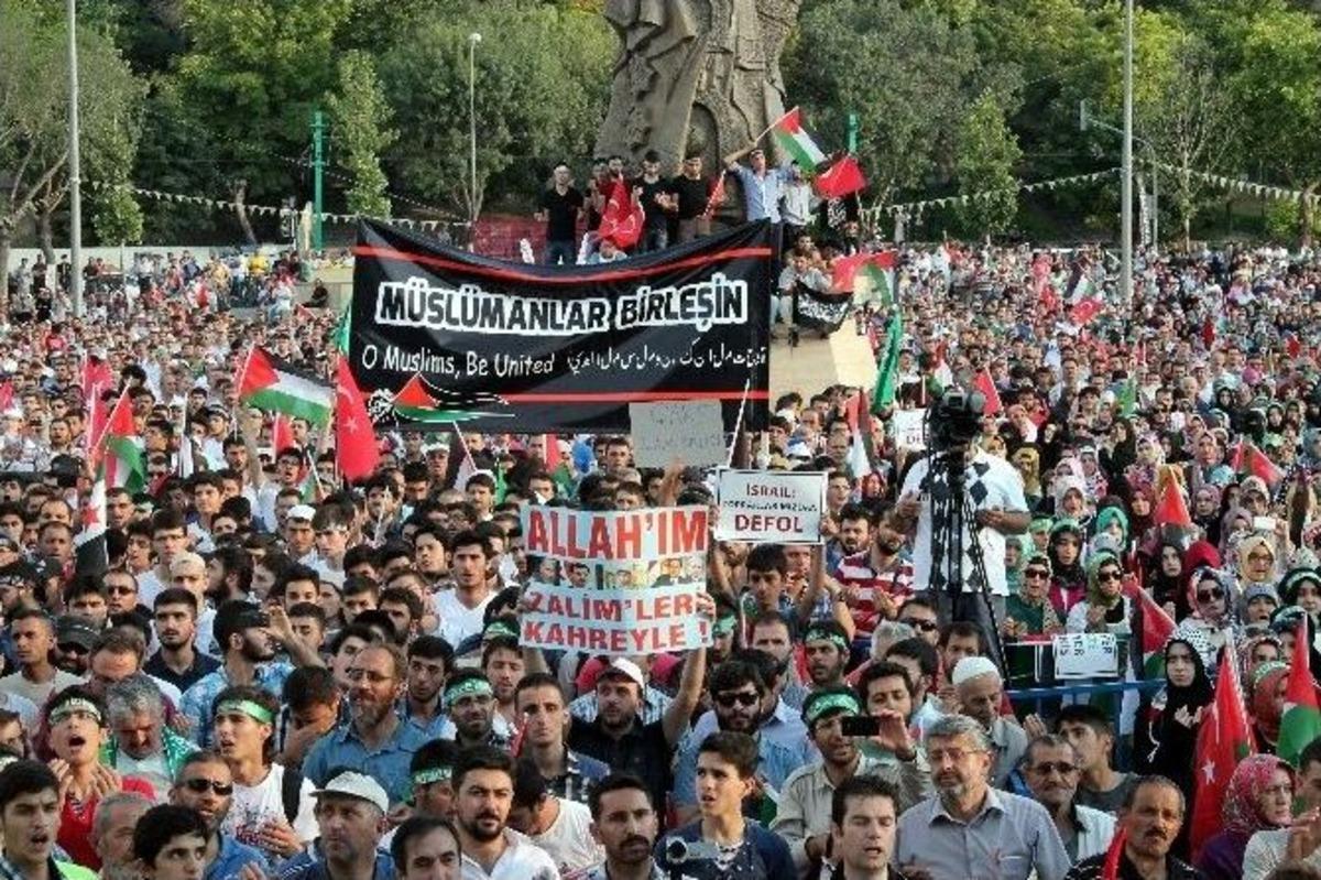 Konya&rsquo;da İsrail&rsquo;e Tepki Mitingi