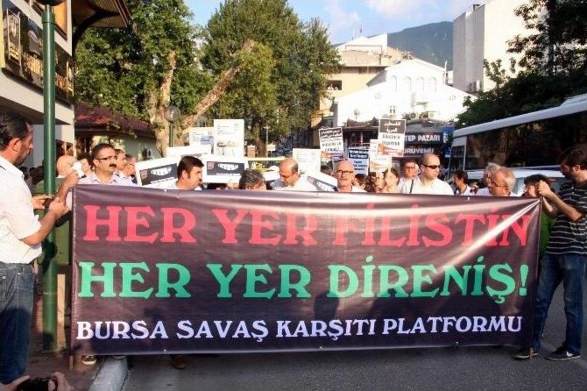 Bursa Savaş Karşıtı Platformu'ndan İsrail'e Kınama