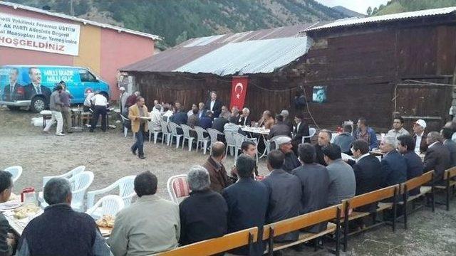 Milletvekili Üstün 16 Köyün Muhtarıyla İftarda Buluştu