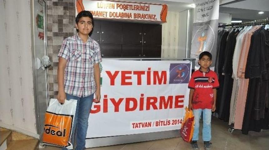 Bitlis&rsquo;te Yetim Ve Fakir 600 Aileye Giyim Yardımı