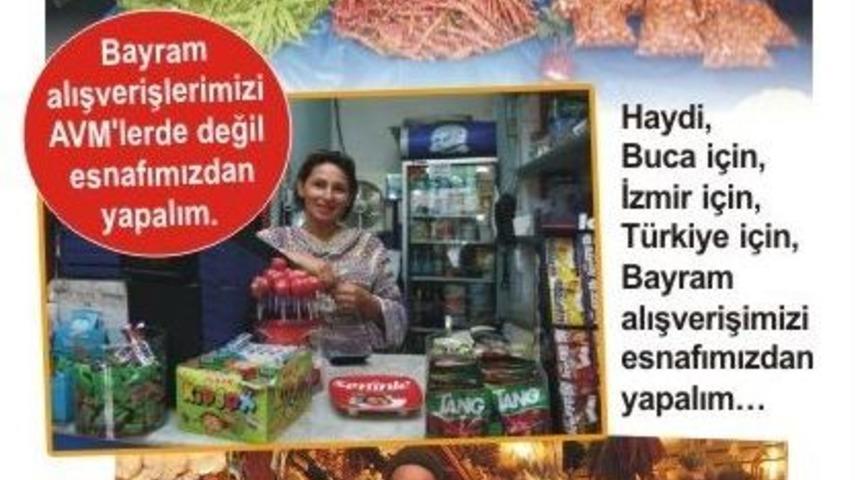 Esnaftan &lsquo;bizden Alışveriş Yapın&rsquo; Afişi