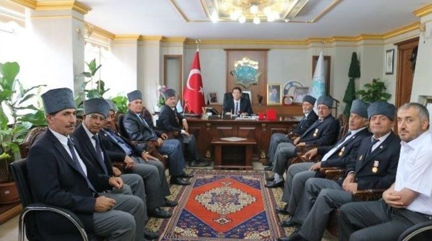 Kıbrıs Gazilerinden Başkan Yazgı&rsquo;ya Ziyaret