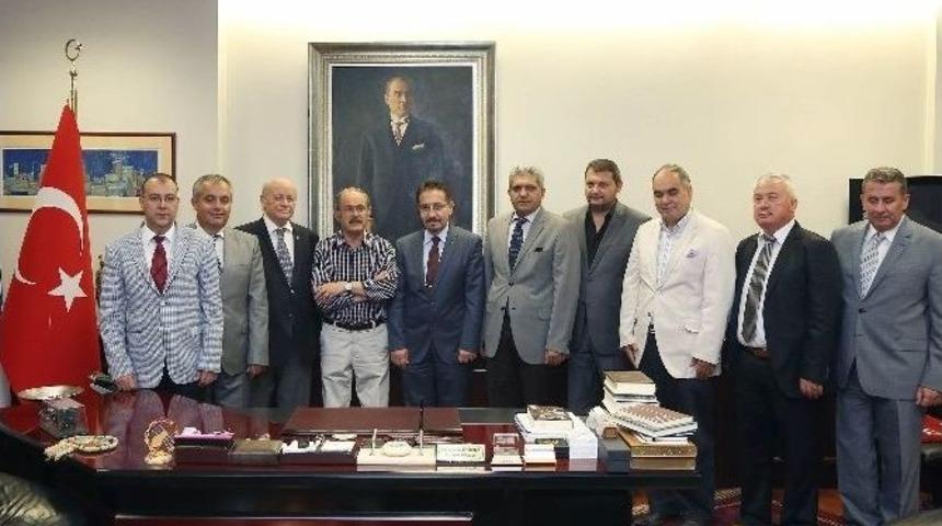 Sanayi Odası Y&ouml;netiminden B&uuml;y&uuml;kerşen&rsquo;e Ziyaret