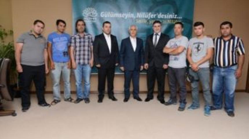 Motosikletli Kuryeler Derneği&rsquo;nden Bozbey&rsquo;e Ziyaret