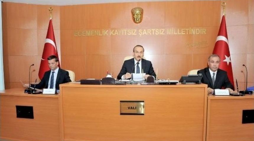 Uşak İli Koordinasyon Kurulu Toplantısı Yapıldı