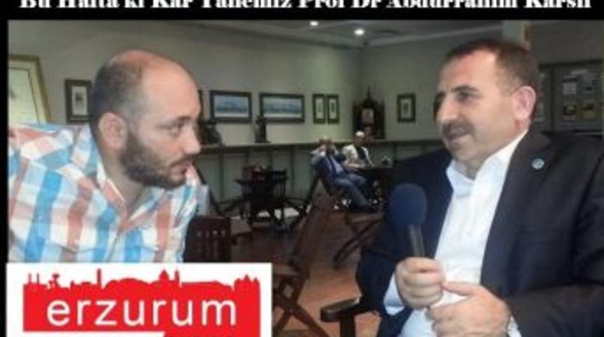 Merkez Parti&rsquo;nin Genel Başkanı Prof. Dr. Abdurrahim Karslı, Erzurumarena&rsquo;ya Konuk Oldu