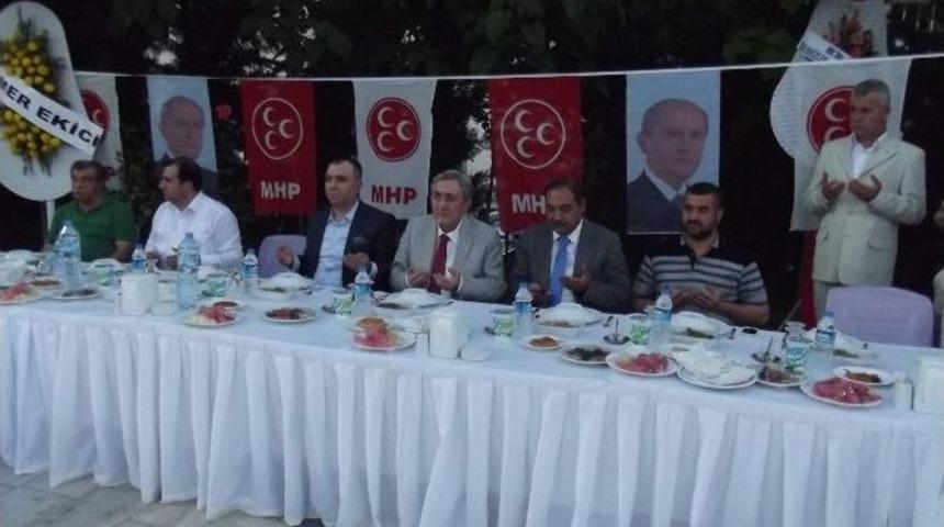 Mhp&rsquo;liler İftar Yemeğinde Buluştu
