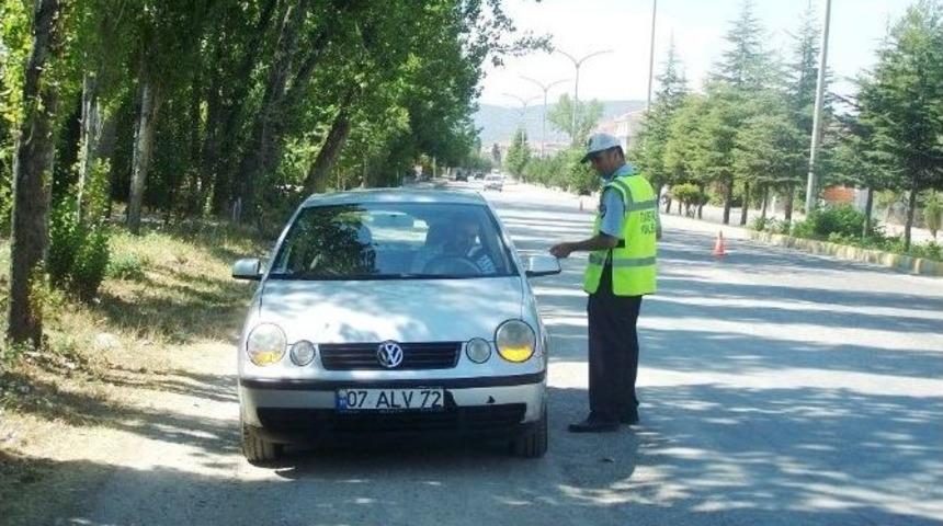 Korkuteli&rsquo;nde Trafik Uygulaması Yapıldı