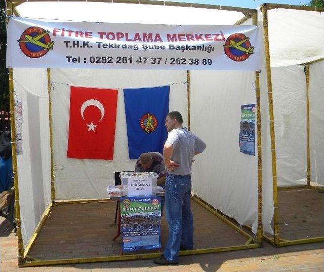 Türk Hava Kurumu Tekirdağ'da Zekat Ve Fitre Kabul Etmeye Başladı