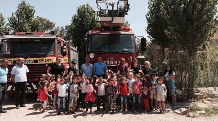 Kızıltepeli &Ouml;ğrencilere Yangın Tatbikatı