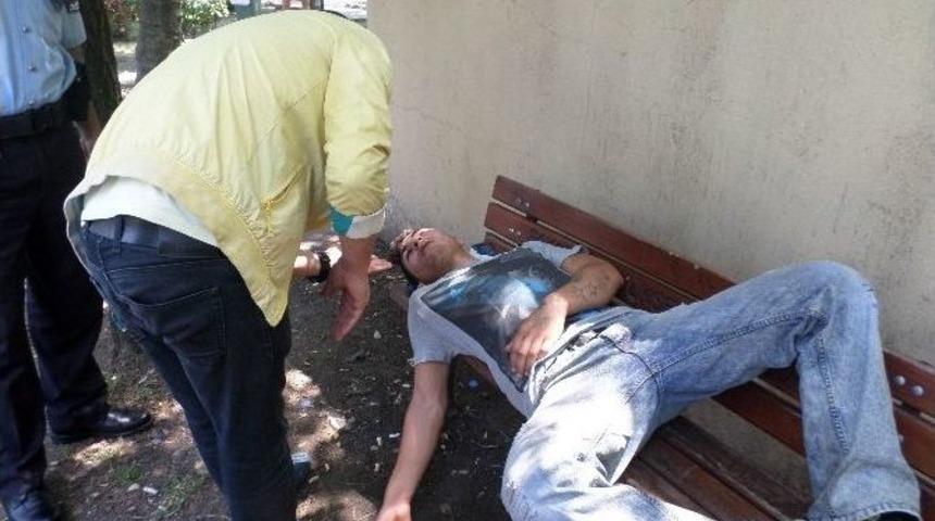 Uyuşturucu Madde Kullanan Şahıs Polisi Alarma Ge&ccedil;irdi