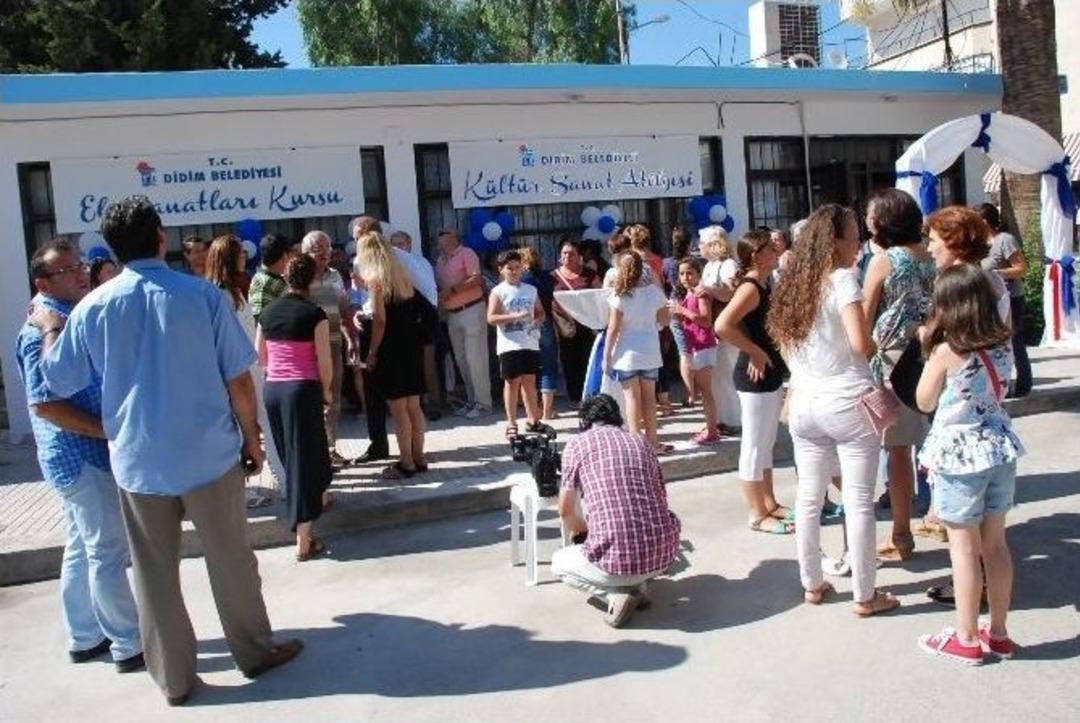 Didim&rsquo;de El Sanatları Kursu Ve K&uuml;lt&uuml;r Sanat At&ouml;lyesi Hizmete A&ccedil;ıldı