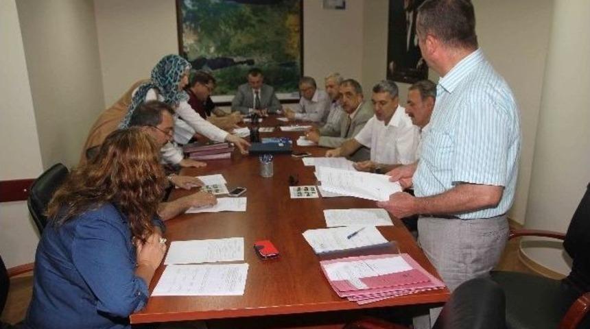 Enc&uuml;mende Kiralama İhaleleri Yapıldı