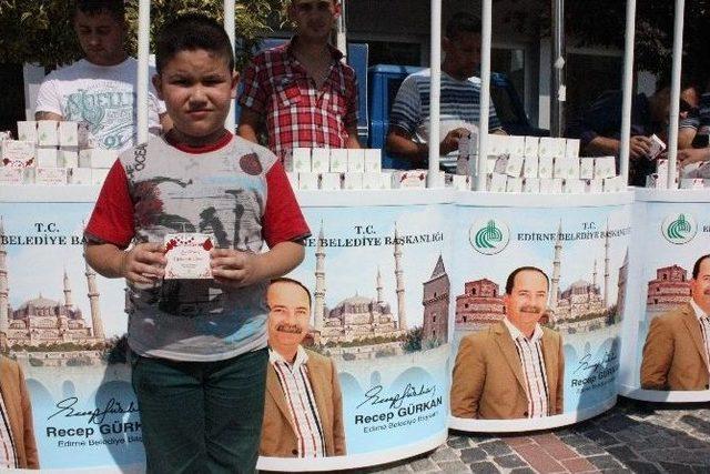 Edirne Belediyesi Kandil Simidi Geleneğini Bozmadı