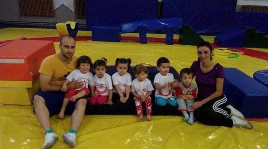 Bebek Jimnastiği Kursuna B&uuml;y&uuml;k İlgi