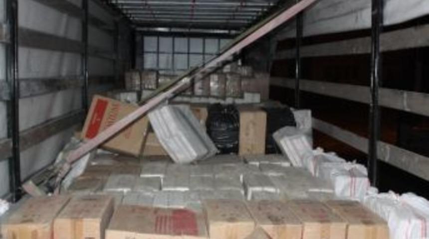 Erzurum&rsquo;da 268 Bin Paket Ka&ccedil;ak Sigara Ele Ge&ccedil;irildi