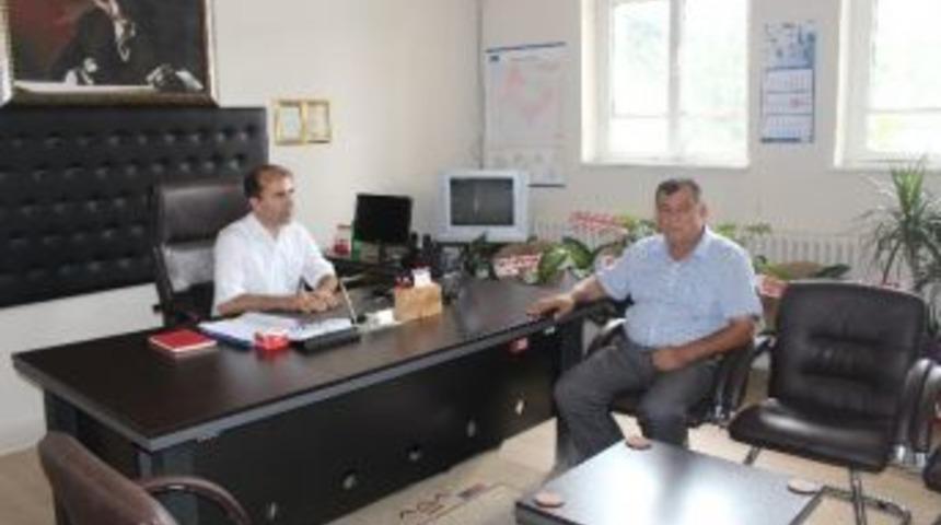 Ziraat Odası'ndan İl&ccedil;e Milli Eğitim M&uuml;d&uuml;r&uuml; Ekinci'ye 'hoş Geldin' Ziyareti