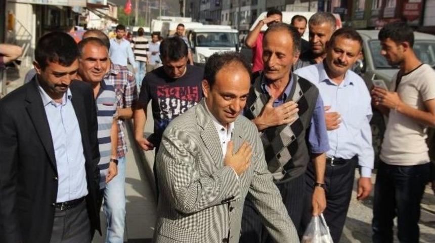 Barış Heyeti Esnafı Ziyaret Etti