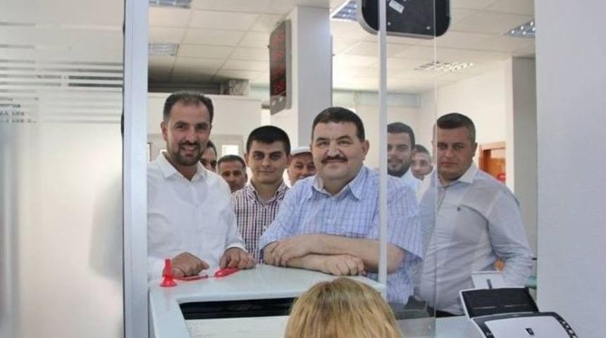 Honaz&rsquo;daki Ak Partililerden Cumhurbaşkanı Adayı Erdoğan&rsquo;a Destek