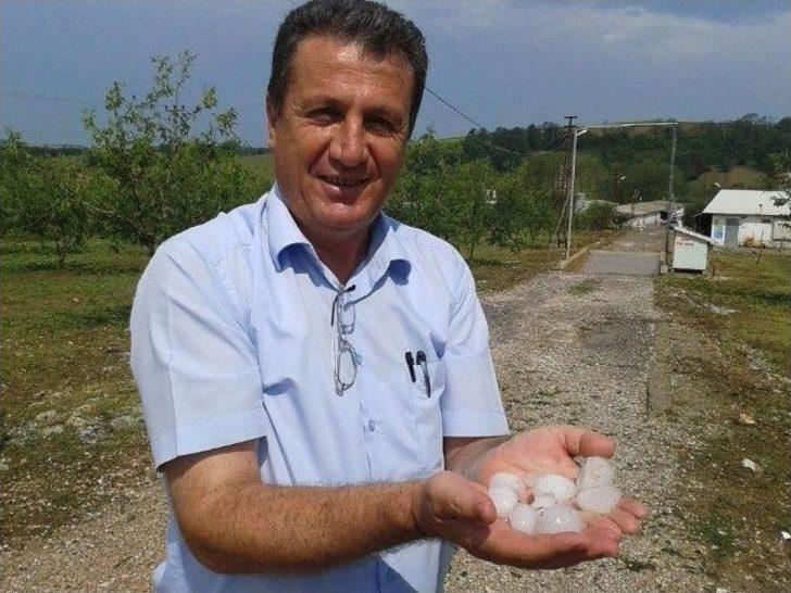 Kaynarca'da Dolu Yağdı G1