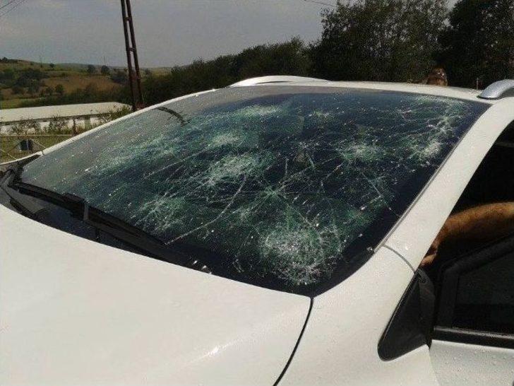 Kaynarca'da Dolu Yağdı G4