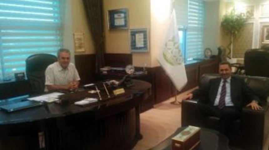 İl Milli Eğitim M&uuml;d&uuml;r&uuml; G&uuml;rpınar&rsquo;dan Rekt&ouml;r Uysal&rsquo;a Veda Ziyareti