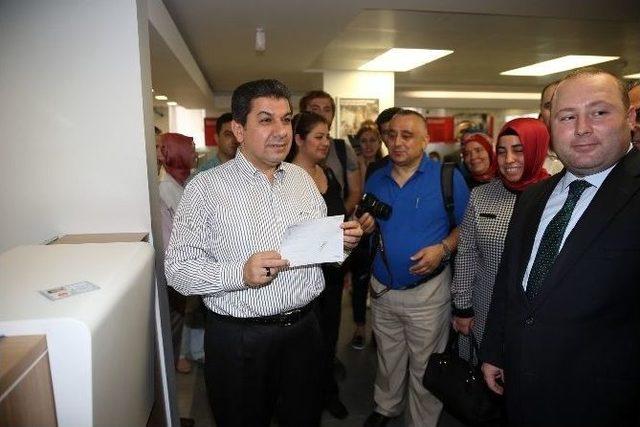 Başkan G&ouml;ksu, Başbakan Erdoğan ın Se&ccedil;im Kampanyası İ&ccedil;in Bağışta Bulundu 1