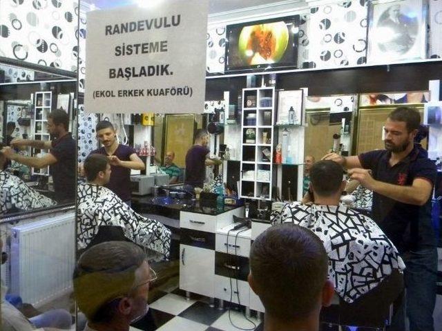 Uzunköprü'de Kuaförler Randevulu Sisteme Geçti